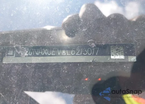 2020 Chevrolet Equinox Awd Lt 1.5L Turbo from USA, damaged, VIN 2GNAXUEV8L6213017